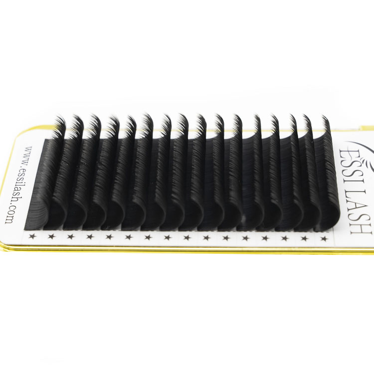 Eyelash In Korea Easy Fan Drop Ship Private Label Thick Individual Amazing Easy Fan Lashes Chinese Factory 